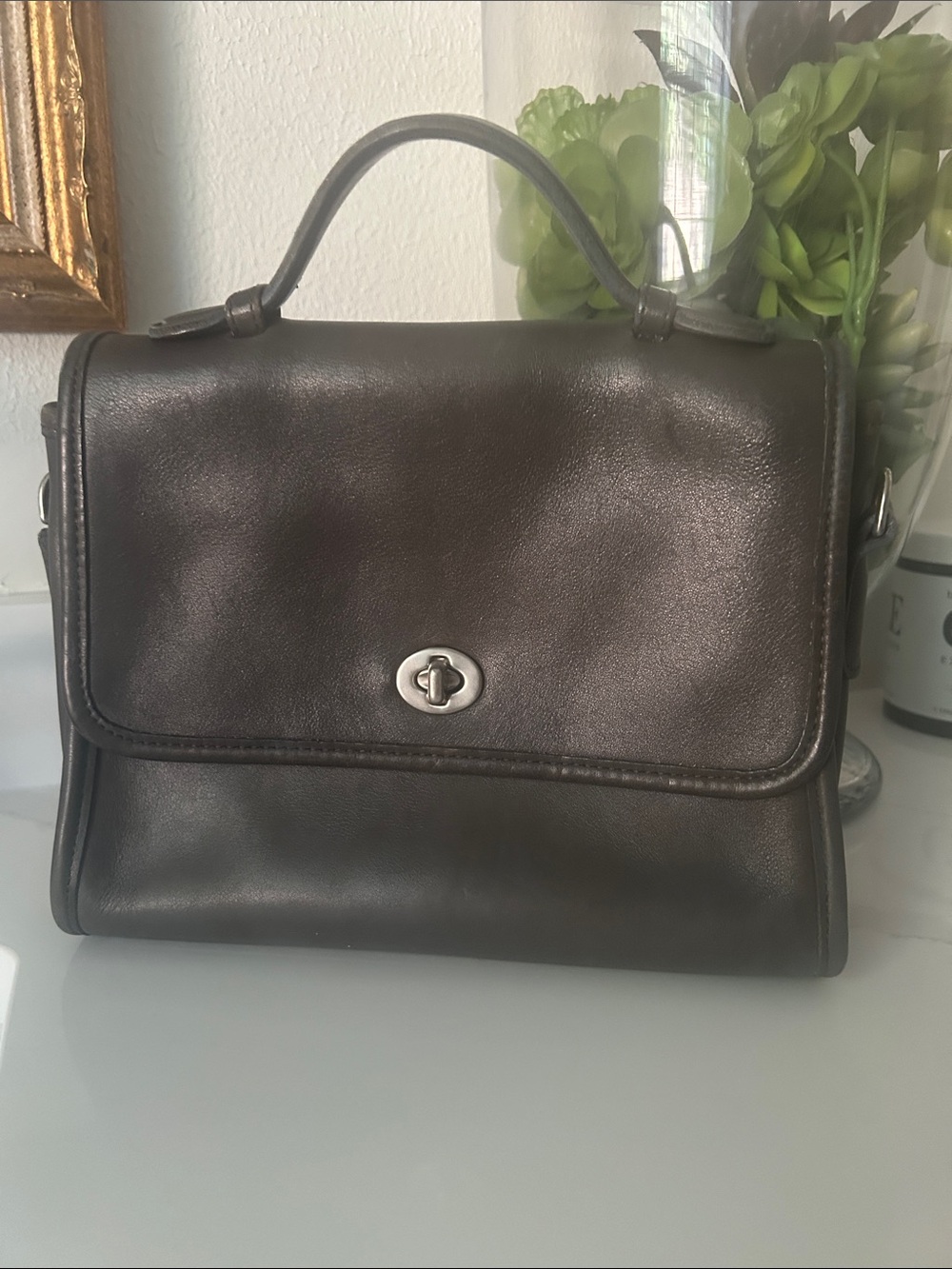 Painted Vintage GRAY COACH COURT #4